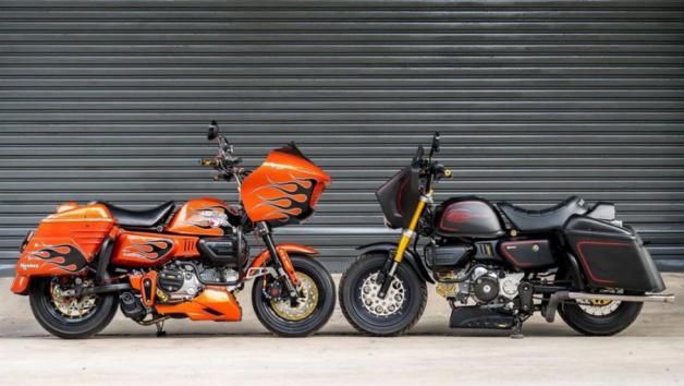 Ένα Honda Monkey μεταμορφώνεται σε Electra Glide τσέπης 