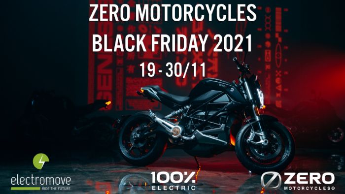 Black Friday στη Zero Motorcycles με έκπτωση 1500 ευρώ 