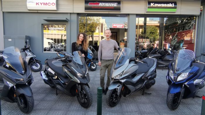 Τα Euro 5 μοντέλα της Kymco έφτασαν στη Moto Ξουχέλλης 