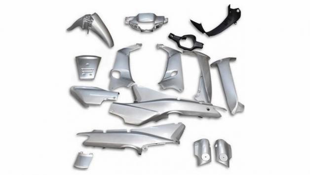 Κit πλαστικά Lifan LF100 για Honda Supra ασημί 