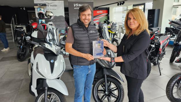 BEST DEALER SALES PIAGGIO 2024 - ΛΥΜΠΕΡΟΠΟΥΛΟΣ ΜΟΝΟΠΡΟΣΩΠΗ ΕΠΕ 