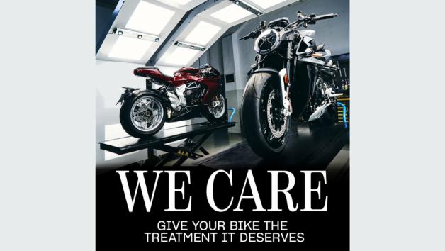 Δωρεάν έλεγχος για την MV Agusta σου με το πρόγραμμα We Care 