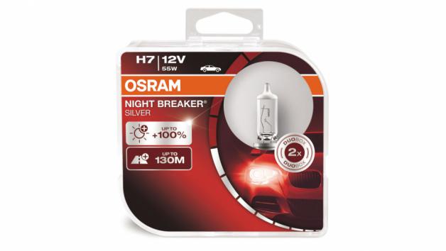Λάμπες OSRAM H4-H7 NIGHT BREAKER SILVER 