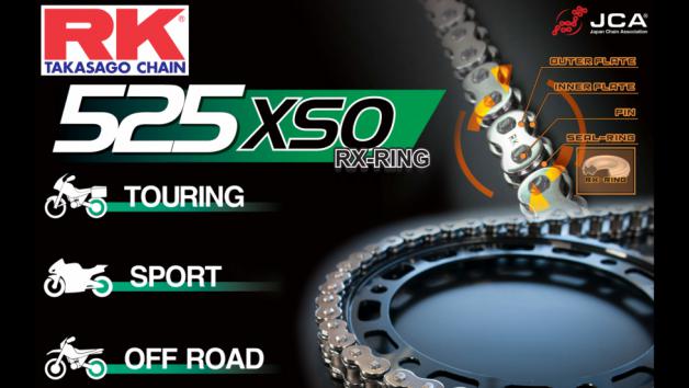 Kit RK γρανάζι με αλυσίδα XSO για Suzuki V-Strom 