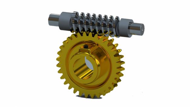 Παράδειγμα γραναζιών worm