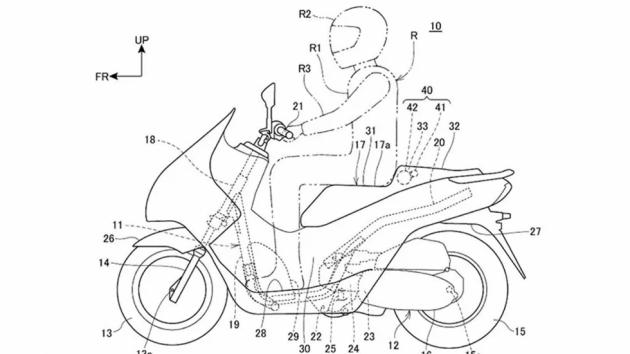 Honda: Κατασκευάζει αερόσακο που τυλίγει τον αναβάτη 