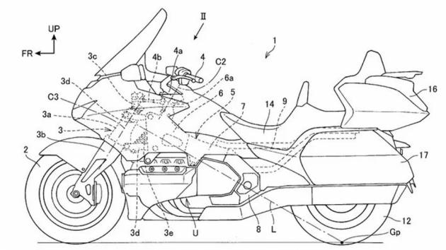  Honda: Πατέντα για να μην πέφτει η μοτοσυκλέτα στο παρκάρισμα 