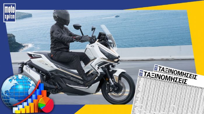 Ταξινομήσεις Scooter Μαρτίου 2025 - Σαρώνει το Zontes G368 