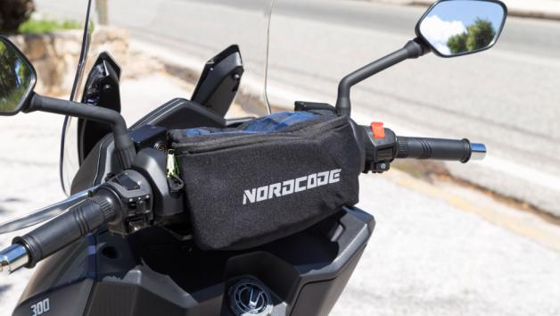 Test τσαντάκι τιμονιού scooter: Nordcode scooter bag 