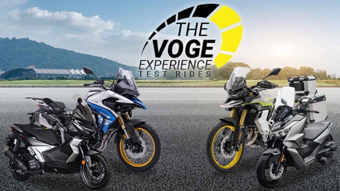 Η αντιπροσωπεία της Voge Motorcycles προσφέρει τη δυνατότητα σε κάθε ενδιαφερόμενο να οδηγήσει σημαντικά μοντέλα της