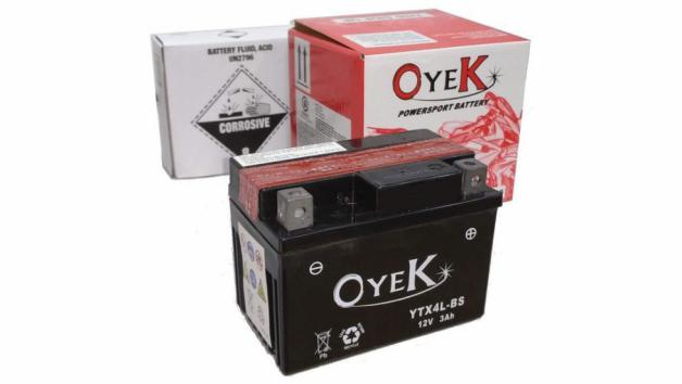 Μπαταρίες Οyek YTX4L-BS κλειστού τύπου