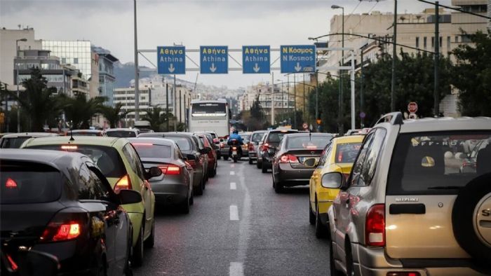 Η εικόνα αυτή δεν είναι καθόλου ασυνήθιστη στην πρωτεύουσα. 