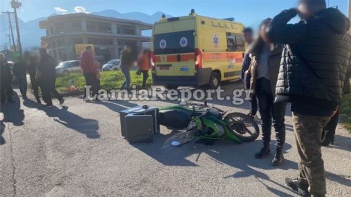 Φωτό από το σημείο του ατυχήματος (Lamiareport.gr)