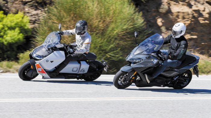 Συγκριτικό: Yamaha TMAX vs BMW CE 04
