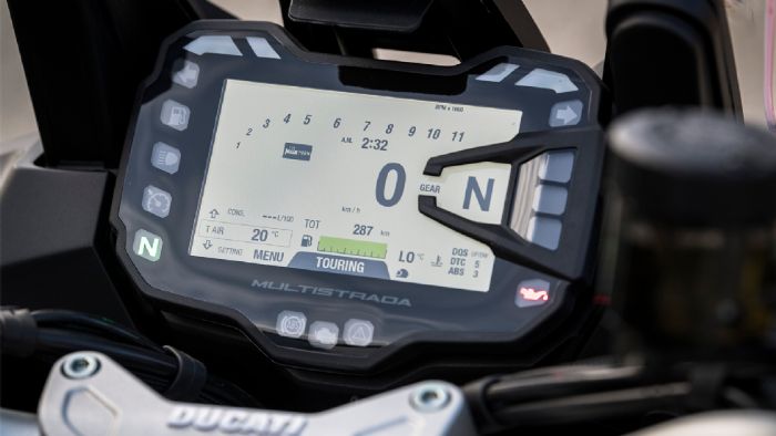 Η οθόνη ενδείξεων TFT.