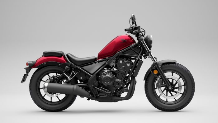 Honda Rebel 500 2023 Candy Diesel Red