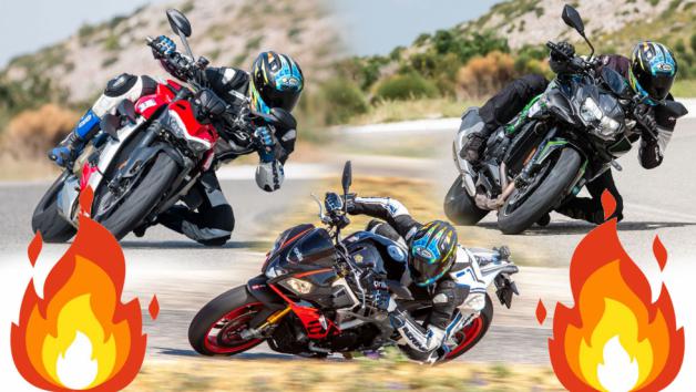 3 Hot Super Naked: Aprilia Tuono V4, Ducati Streetfighter V4, Kawasaki Z H2 