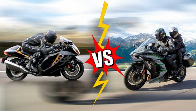 Kawasaki Ninja H2 SX VS Suzuki Hayabusa 1300 