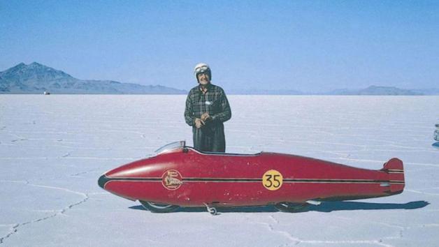 O Burt Monro στο Hall of Fame του Sturgis Motorcycle Museum 