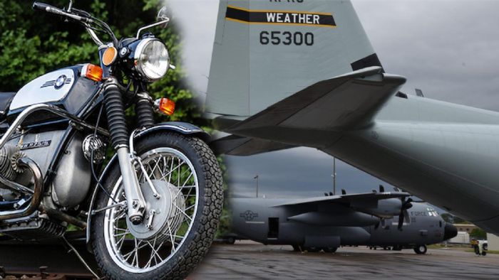 Απίστευτο: Έκαναν παράκαμψη ένα C-130 για... να παραλάβει μια μοτοσυκλέτα! 
