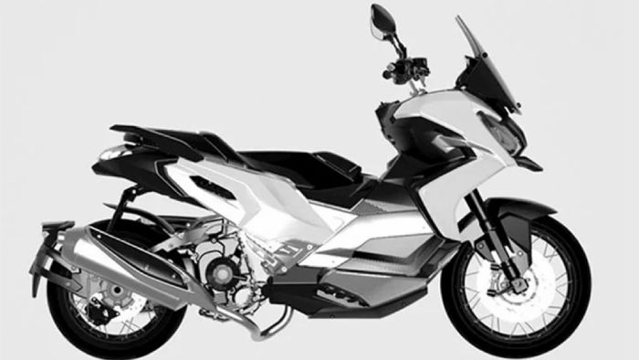 Εικόνες από τo νέο scooter που κατοχύρωσε η Peugeot. 