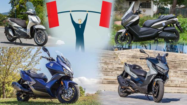 Τα πιο δυνατά 400αρια scooter της αγοράς 