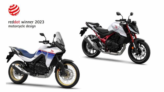 Honda: Βραβείο σχεδιασμού για Hornet και Transalp 