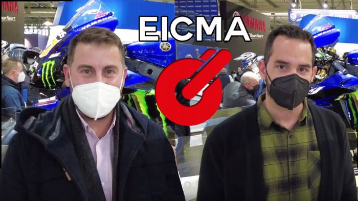 Yamaha Eicma : Συνέντευξη με τους Νίκο Σκάρο και Γιώργο Ασημακόπουλο 