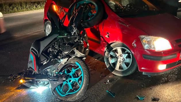 Τροχαίο στην Κρήτη: Σώθηκε από το κράνος 