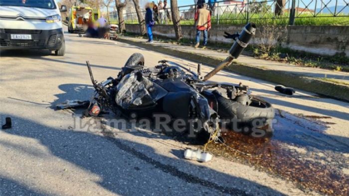 Εικόνες από το σημείο του ατυχήματος.