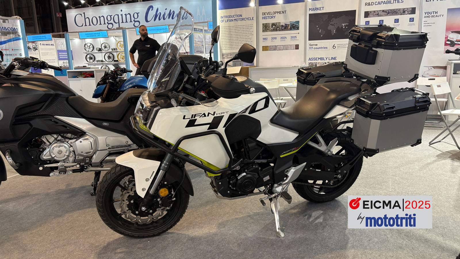 Η Lifan παρουσίασε στην EICMA 2025 το ολοκαίνουργιο KPT400, μια ολοκληρωμένη πρόταση για την κατηγορία των μεσαίων adventure.