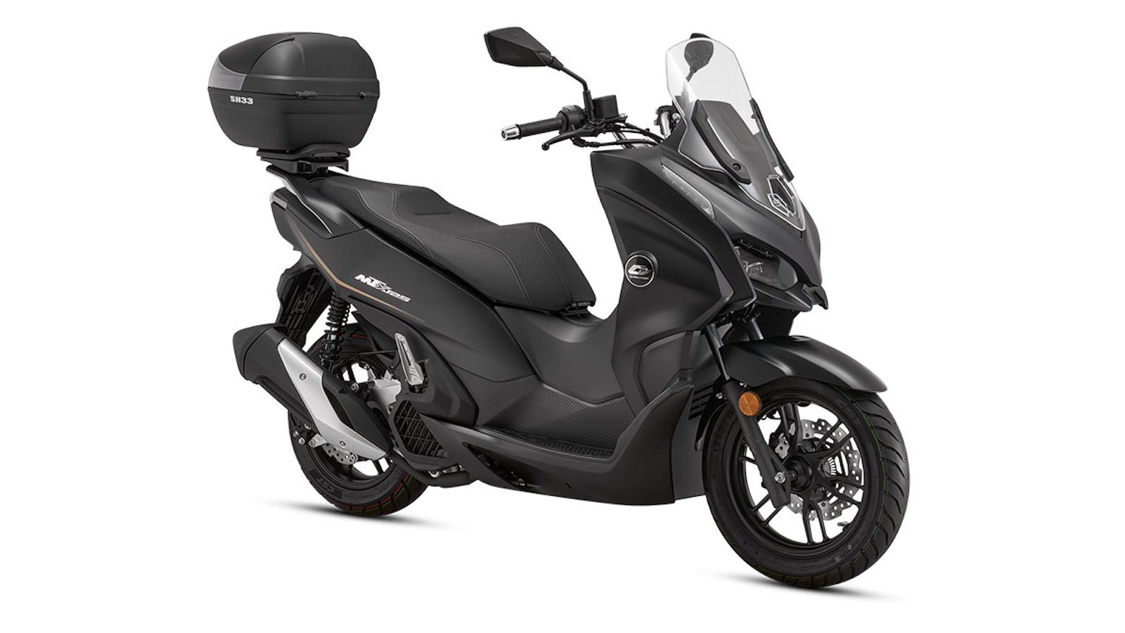 QJMotor MTX 125 ABS/TCS TOP-BOX: Υβριδικό με top box και κάμερα