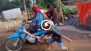 VIDEO: Πιτσιρικάς κάνει την «λαδιά» του και προκαλεί ατύχημα