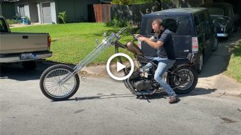 VIDEO: Ένα chopper με κινητήρα από... Honda CB750 
