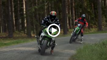 Επική “μαχη” motocross VS supersport στο χώμα