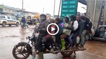 VIDEO: Ιδού η μοτοσυκλέτα-λεωφορείο από την Κένυα!