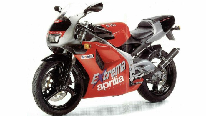 Η Aprilia RS125 της πρώτης γενιάς.