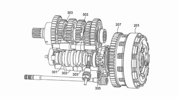 Ένα από τα τεχνικά σχέδια του νέου σασμάν που έχουν δει το φως της δημοσιότητας. 