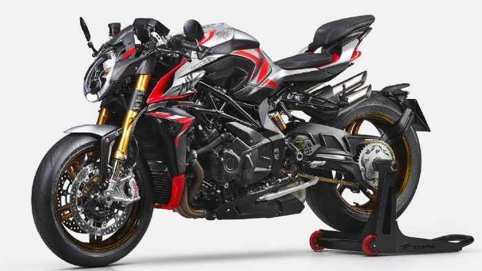 Το χρώμα της MV Agusta Brutale Nurburgring 2022 είναι ειδικό για την περίσταση. 