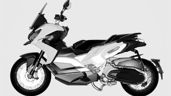 Εικόνες από τo νέο scooter που κατοχύρωσε η Peugeot. 