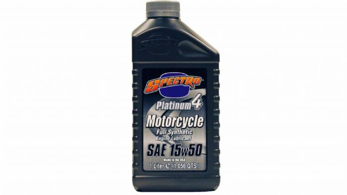 Συνθετικό λιπαντικό μοτοσικλέτας Spectro Platinum Συνθετικό λιπαντικό μοτοσικλέτας Spectro Platinum
