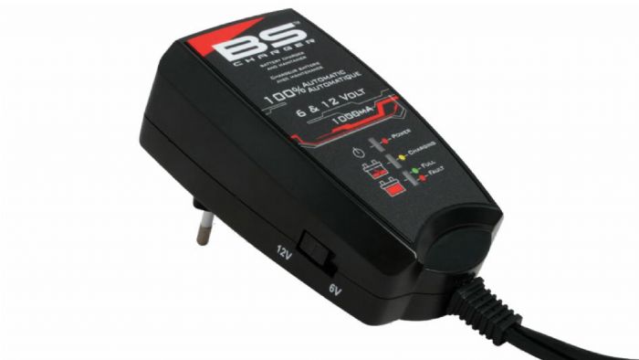 Φορτιστής μπαταρίας μοτοσυκλέτας BS BA10 6v-12v