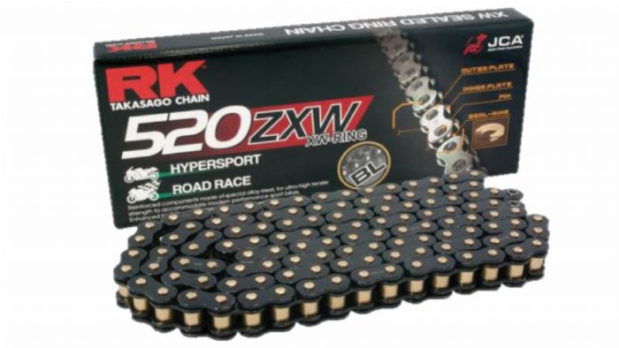 Αλυσίδα υψηλών επιδόσεων RK 525 ZXW Black Scale