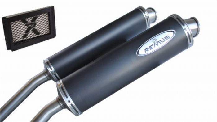 Εξατμίσεις Remus & φίλτρο αέρα Pipercross για Yamaha XT660
