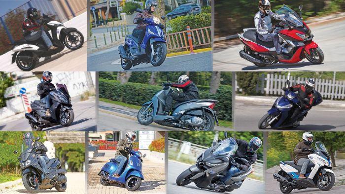 Τα 10 300άρια scooter με την χαμηλότερη κατανάλωση 