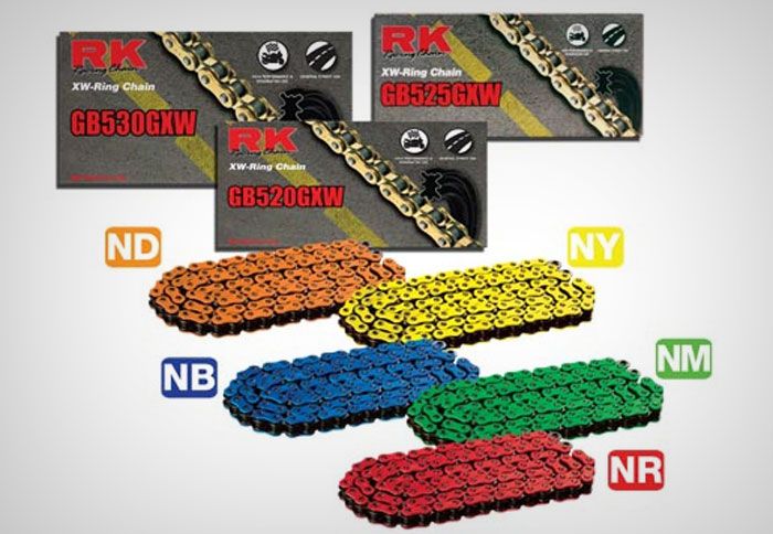 Οι παγκοσμίου φήμης αλυσίδες RK GXW από Motoway Οι παγκοσμίου φήμης αλυσίδες RK GXW από Motoway