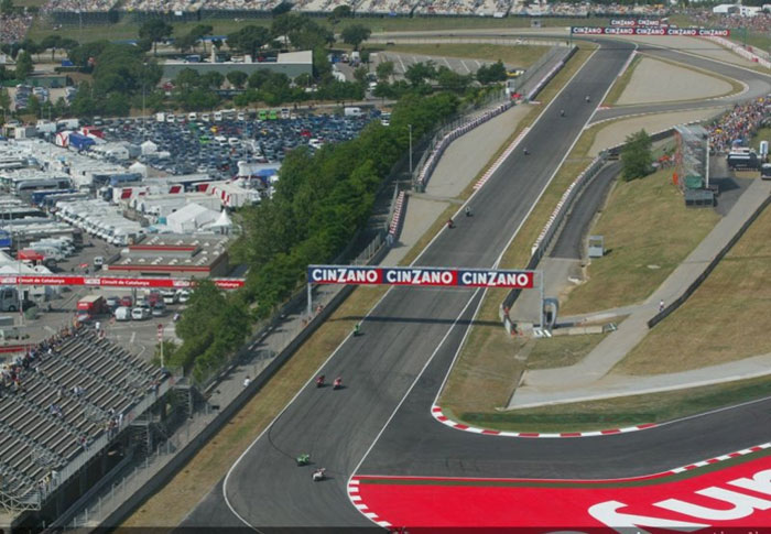 Εργασίες στην πίστα της Καταλονίας 