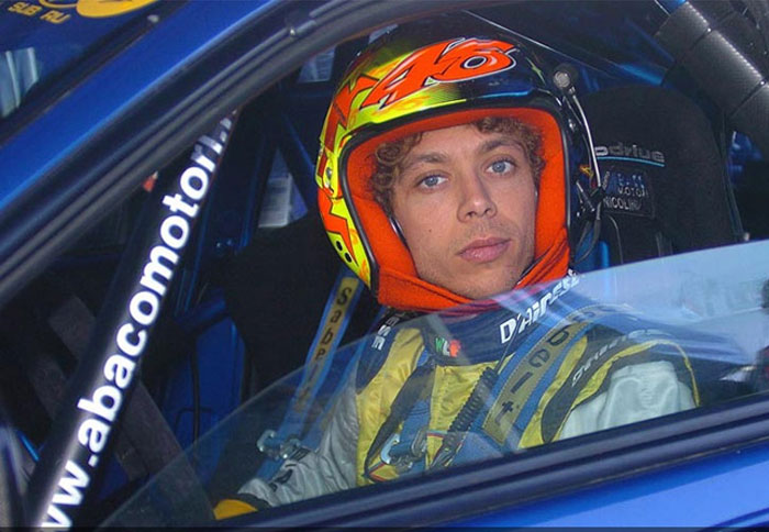 Λαμπερή παρουσία Ρόσι στο WRC