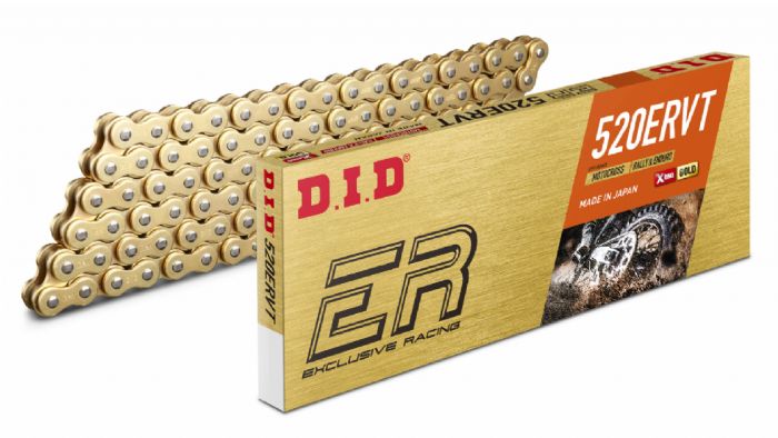 Νέα off road αλυσίδα κίνησης D.I.D 520 ERVT X-RING Νέα off road αλυσίδα κίνησης D.I.D 520 ERVT X-RING