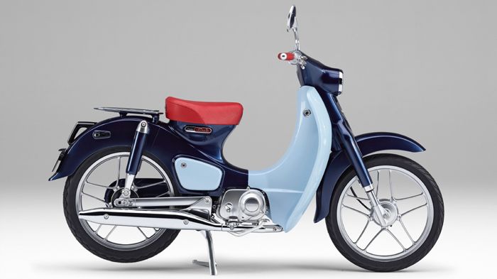 Super Cub Concept, ξανά ως πρωτότυπο στο Τόκυο. Super Cub Concept, ξανά ως πρωτότυπο στο Τόκυο.